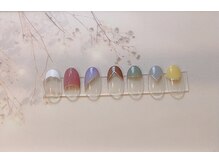 ネイール(Naiiiiil)/フレンチ×ラメライン