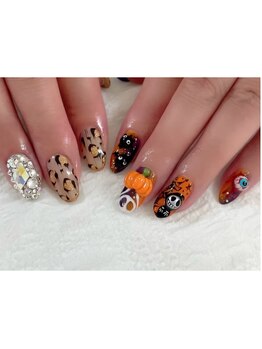 ハロウィン×ブリンブリンネイル