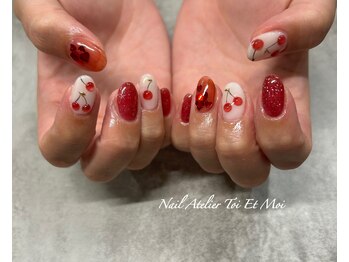 ネイルアトリエ トワエモア(Nail Atelier Toi Et Moi)/さくらんぼ