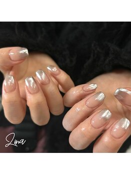 ジーナネイル 北千住(Zina nail)/ミラーグラデネイル