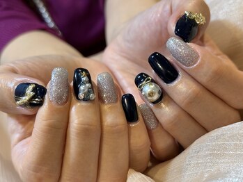 ヴィーアンドヴィーナス 田町店(VIE&Venus)/お客様ネイル　クリスマス