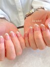 ラメフレンチ♪by mikiko