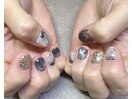 黒×ゴールドニュアンス