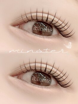 ミネット ビマユアイブロウワックス(minette)の写真/【驚きの軽さ×持続力】自まつげに馴染むフラットラッシュで、自然に際立つ大人の上品な目元を演出♪