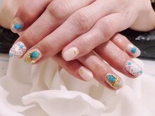 キープ ネイルサロン(KEEP)/ターコイズブルー♪