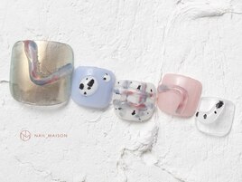 ニュアンスチェック水滴￥11000
