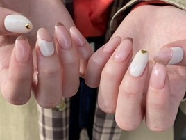 ニュアンス×ミラーネイル