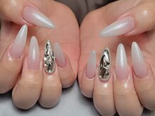 エムユーファイブネイル(MU5-nail)/【スカルプ】ワンカラー+追加art