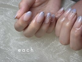 クリアリボン×グラデーション