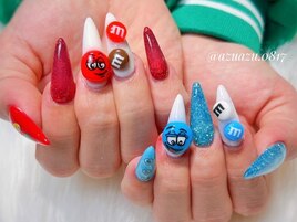 【担当Azu】m&mネイル