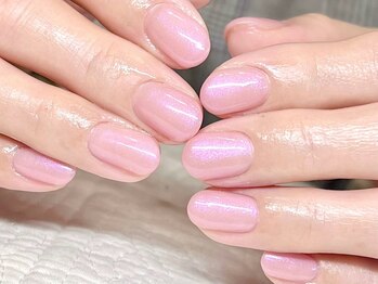 華やかワンカラーネイル