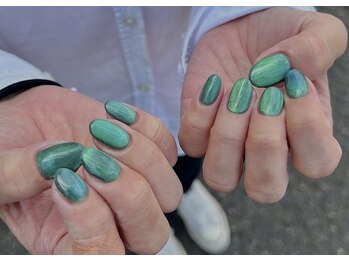 Greenマグネットネイル