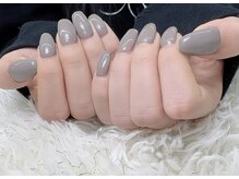 アートネイル ギャラリー(Art nail Gallery)/冬っぽくすみベージュ
