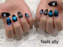 ネイルズアリー 立川店(Nails ally)/3Dネイル×キャラクター×リボン
