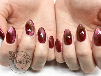 オレンジスティック/マグネット　ボルドー　D1