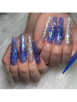 クロスネイル(CROSS nail)/キラキラサマースカルプ