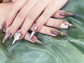 ウェーブネイルサロン'('Wave Nail salon)/持ち込みデザイン/フィルイン
