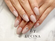 ネイルスタジオ ルキナ(LUCINA)/c-485 大人上品シンプルネイル
