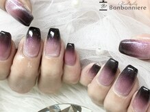 ネイル ボンボニエール 京阪シティモール天満橋店(Nail bonbonniere)/艶めくエアブラシグラデーション
