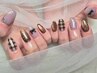 春のおまかせ/持ち込み120分デザインネイル　¥8500