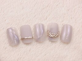 ニュアンス＆アクセサリーネイル