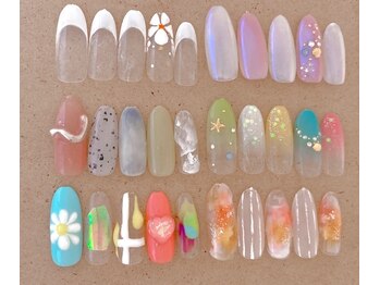 ネイルサロンアンドジュエリー アリュール(ALLURE)/８月の定額デザイン☆彡