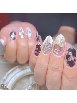 シュシュ ルージュ(chouchouRouge)/埋め込みゲルネイル