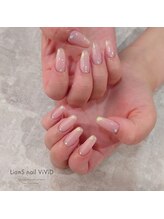 リアンスネイルヴィヴィッド 倉敷店(LianS nail ViViD)/オーロラフレンチ