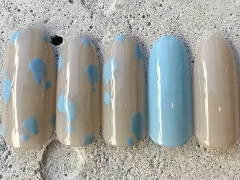 フリークネイル(FREAK Nail)/シンプルアニマルブルー ¥8500