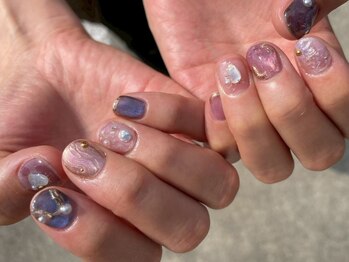 ネイル アトリエ コモード(nail atelier Comodo)/ニュアンスネイル [edge mauve]