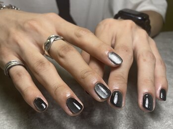 オムネイル 渋谷(HOMME NAIL)/マグネットネイル ¥6.600