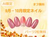 9月・10月限定秋ネイル（オフ無料）【限定シーズンネイル】