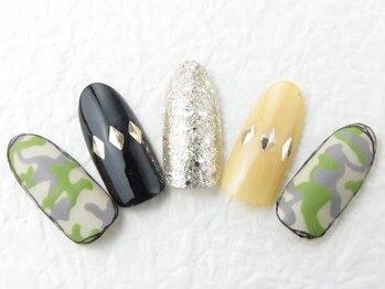 ネイル ブーマー(Nail BOOMER)/迷彩柄/ラメ/ホロ