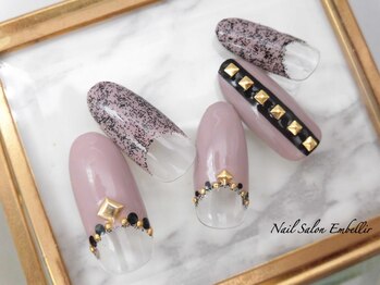 アンベリール 横浜店(Embellir)/(1372)ベルト風スタッズネイル