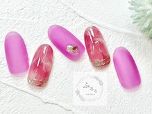 ネイルサロン ふるる 大須店/☆ミディアムネイル☆#45