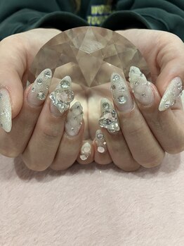 チェリーブロッサム(A CHERRY BLOSSOM)/ホワイトキルティングネイル