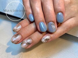 ブルー大理石ニュアンス
