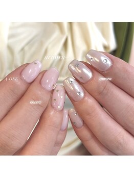 ちゅるんちびハートネイル