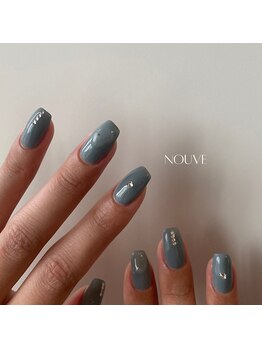 ヌーヴ(NOUVE)/blue nail