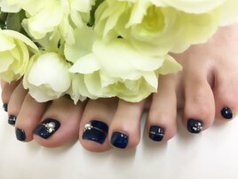 フット★上品紺色