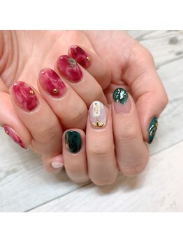 エトワール 御器所店(Etoile)/アシンメトリーネイル