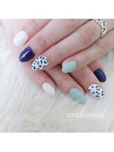 ラコルザ(La Colza)/ヒョウ柄ネイル