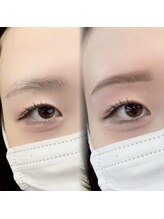 チル アンド アイ 船橋駅前店(Chill&Eye)/美眉スタイリング/BeforeAfter