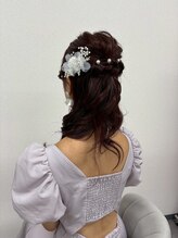 ミカヅキ 赤坂/ブライダルハーフアップ！