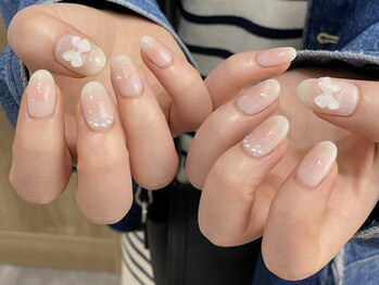 アイミーモア 国立店(aimer more)/キラキラ☆ワンホンネイル