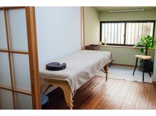 めい鍼灸院の雰囲気（完全個室の施術室です。）