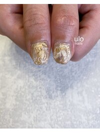 鉱物質感ネイル