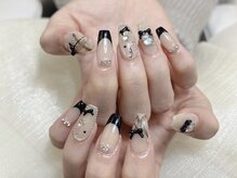 スペラ 大宮店(Spera)/ブラックフレンチワンホンネイル