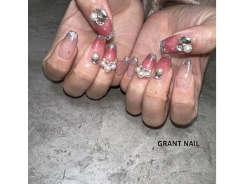 グラント ネイル 泉佐野店(GRANT NAIL)/キラキラビジューデザイン