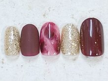 ネイルビート(NAIL BEAT)/マーブルネイル　ニュアンス